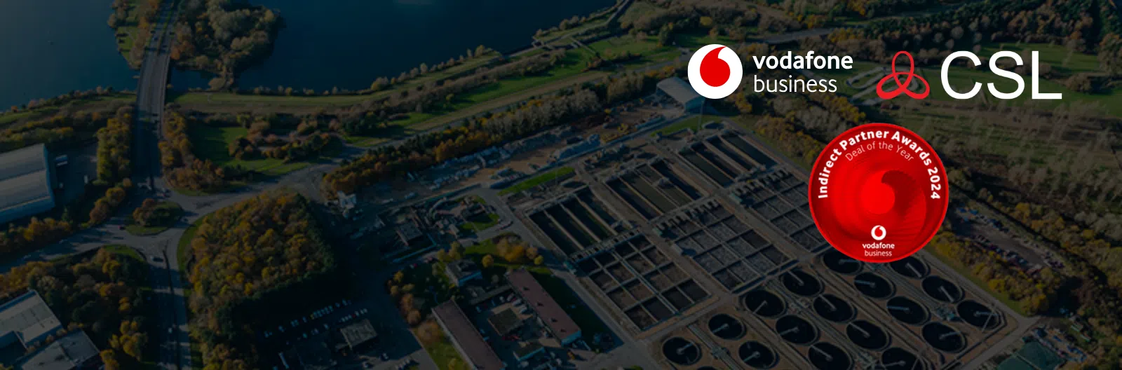 Vodafone business and CSL logos with Partner Awards 2024 logo