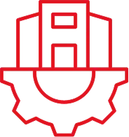 infrastructure end to end icon