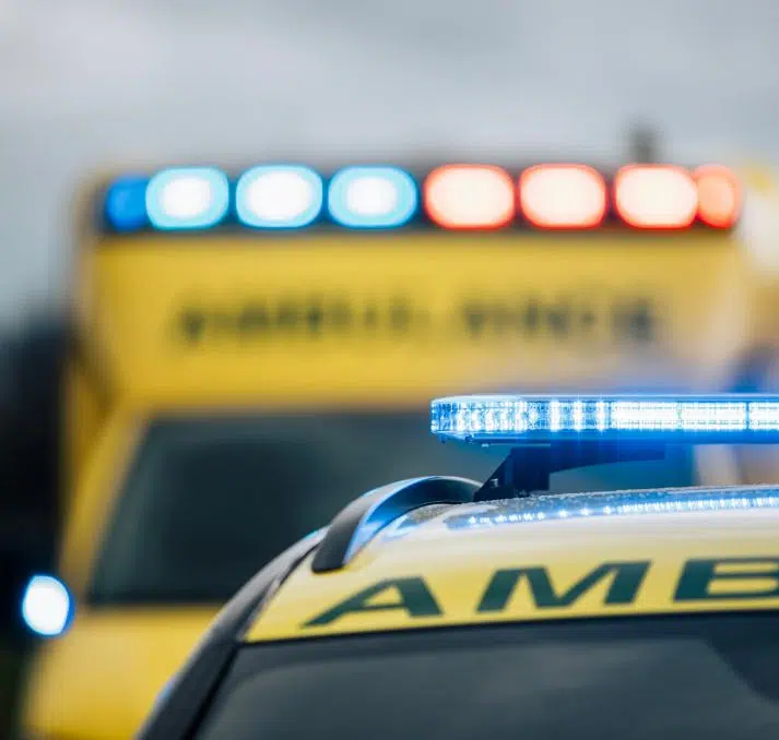 blurred Ambulance image