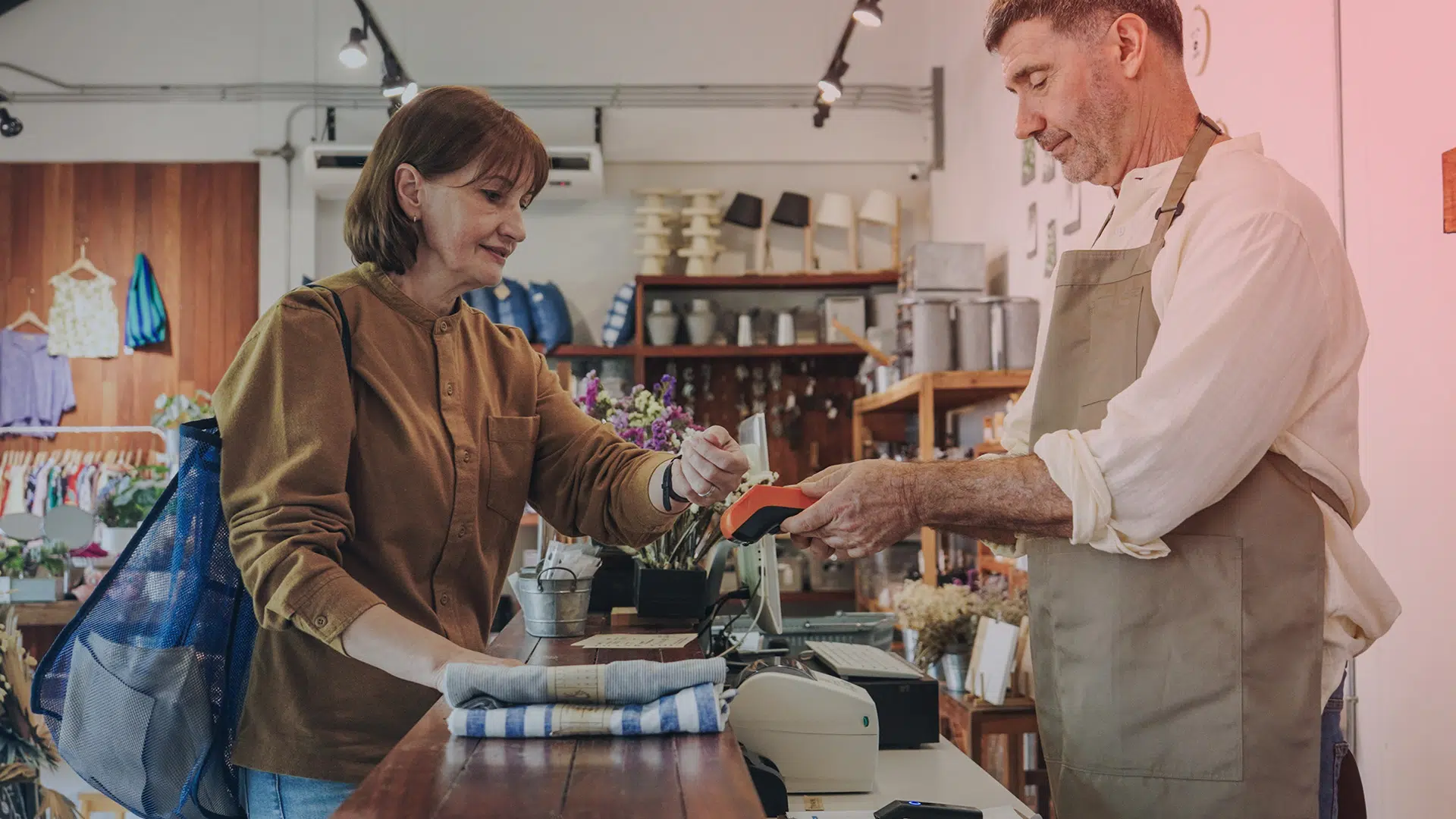 Transaktion im Bereich Einzelhandelssicherheit
