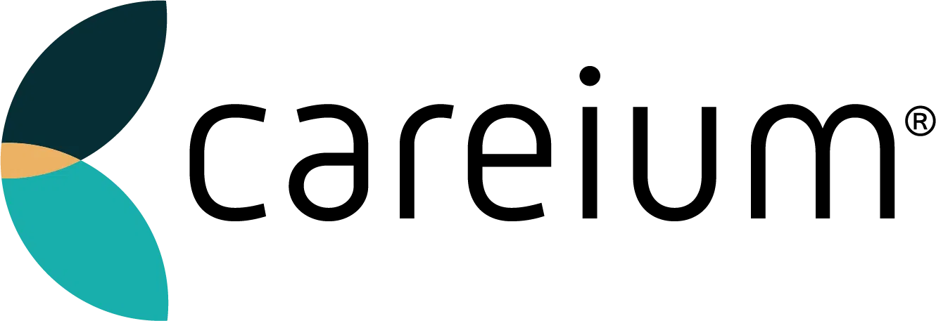 Careium Logo with full colour icon