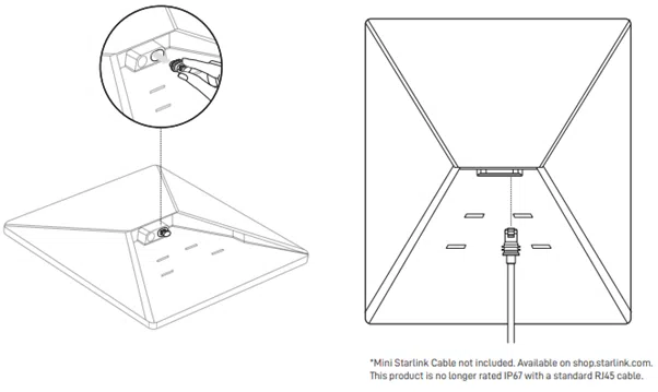 Satellite - Mini - Line Drawing