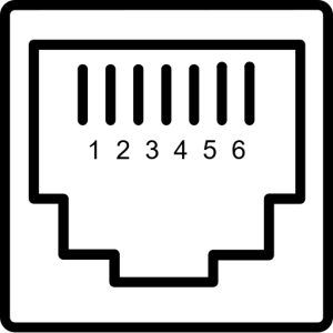 RJ-11 modular plug pin assignments