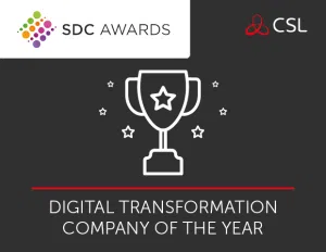CSL named Digital Transformation Company of the Year at the SDC Awards 2023