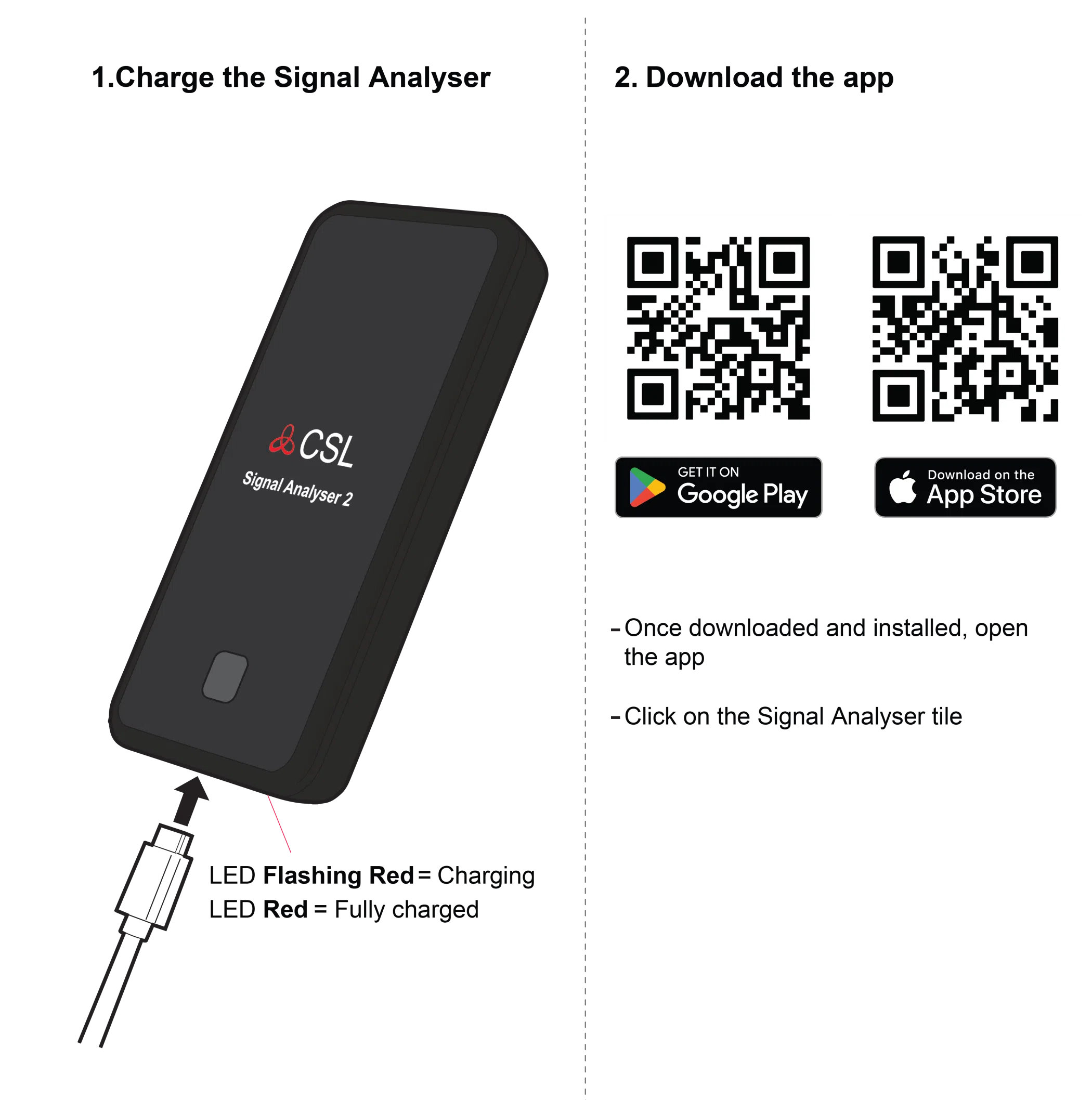 CSL Signal Analyser 2 - Quick Guide