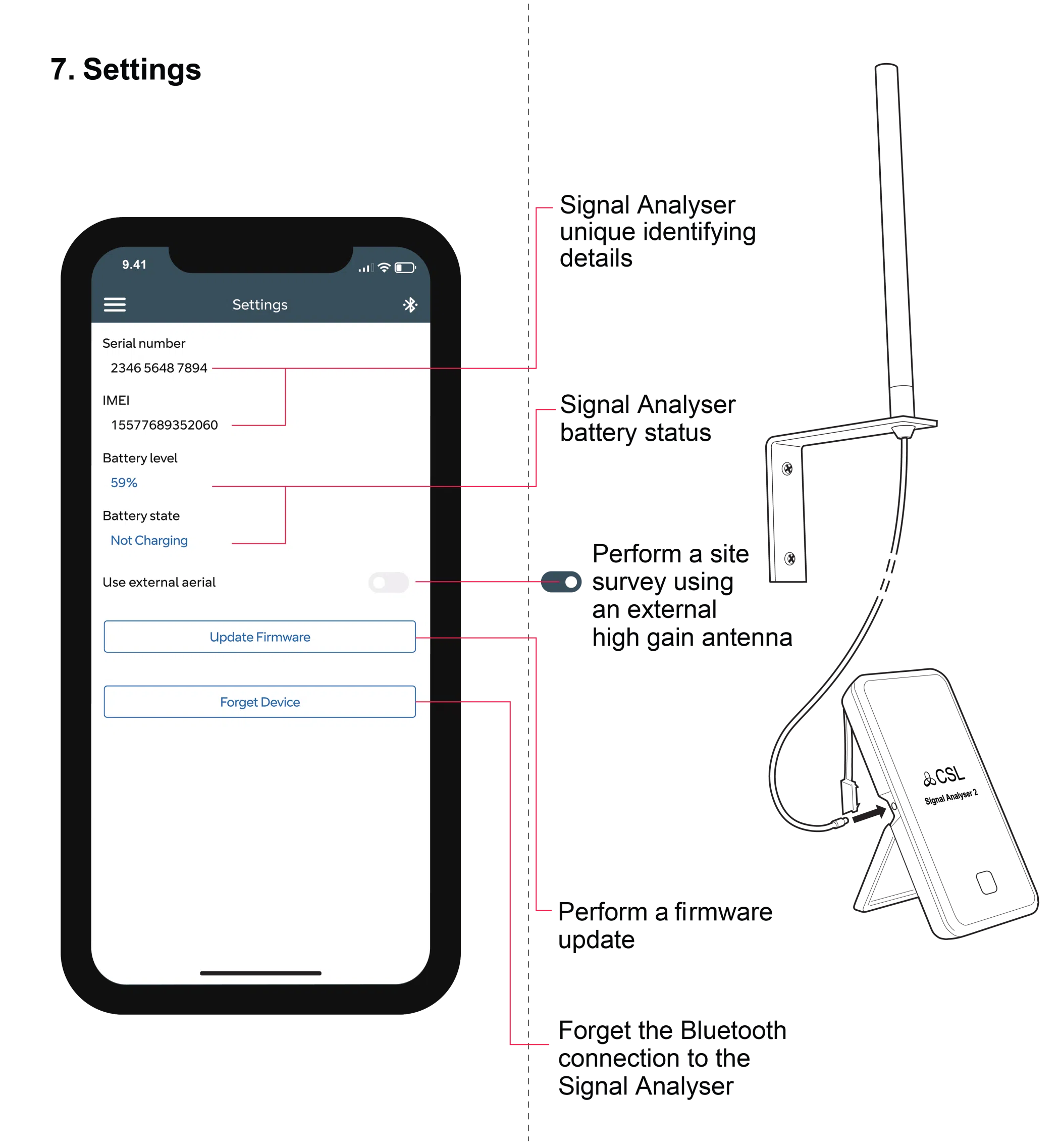 CSL Signal Analyser 2 - Quick Guide