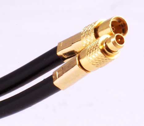 5M Extension Cable with MMCX Connectors (Black) Large