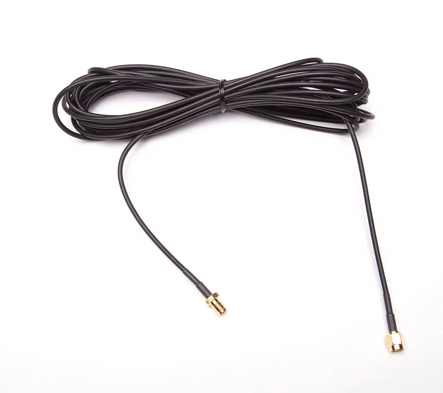 5 metre extensions cable with SMA connectors black
